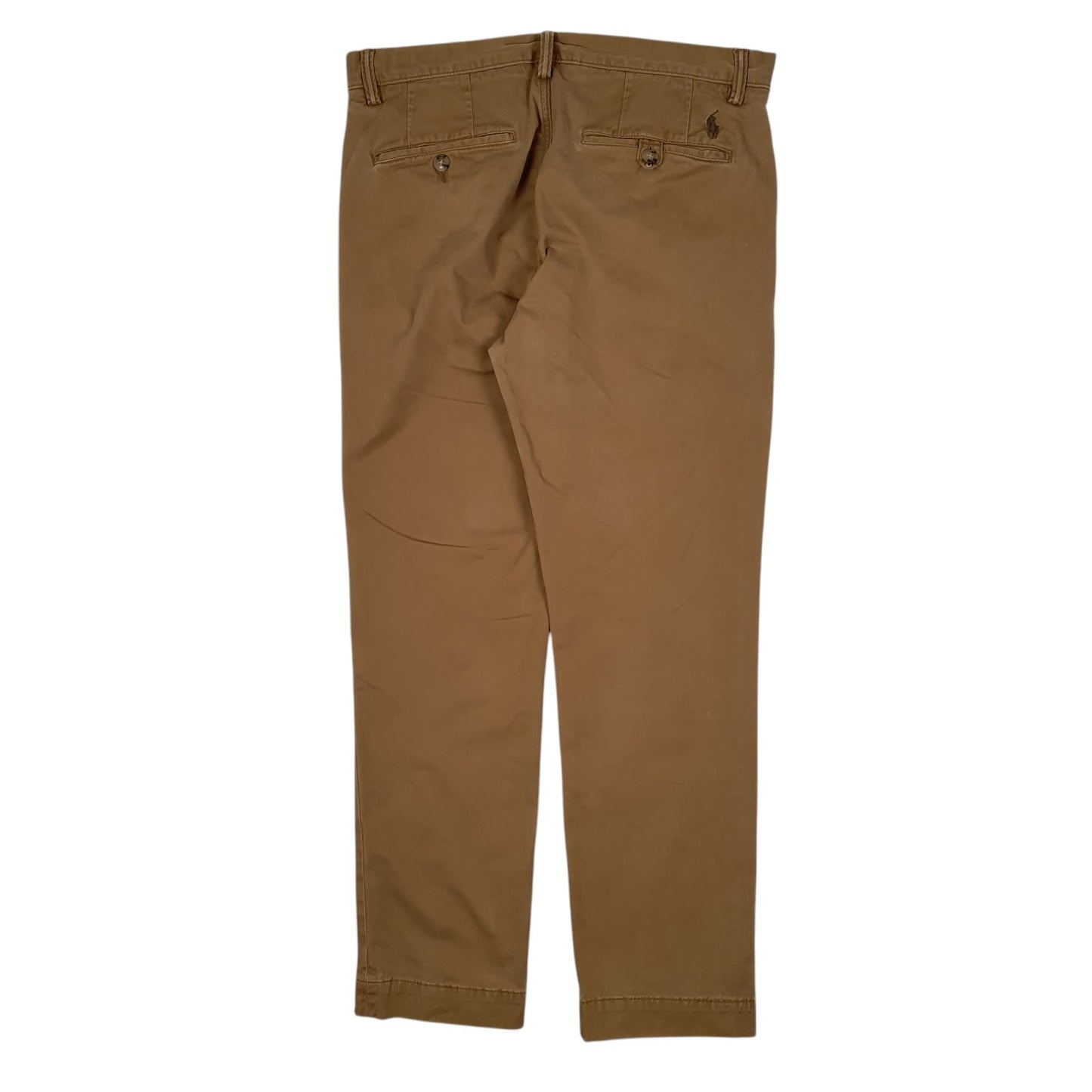 Mens Tan Polo Ralph Lauren Stretch Straight Fit  Trousers