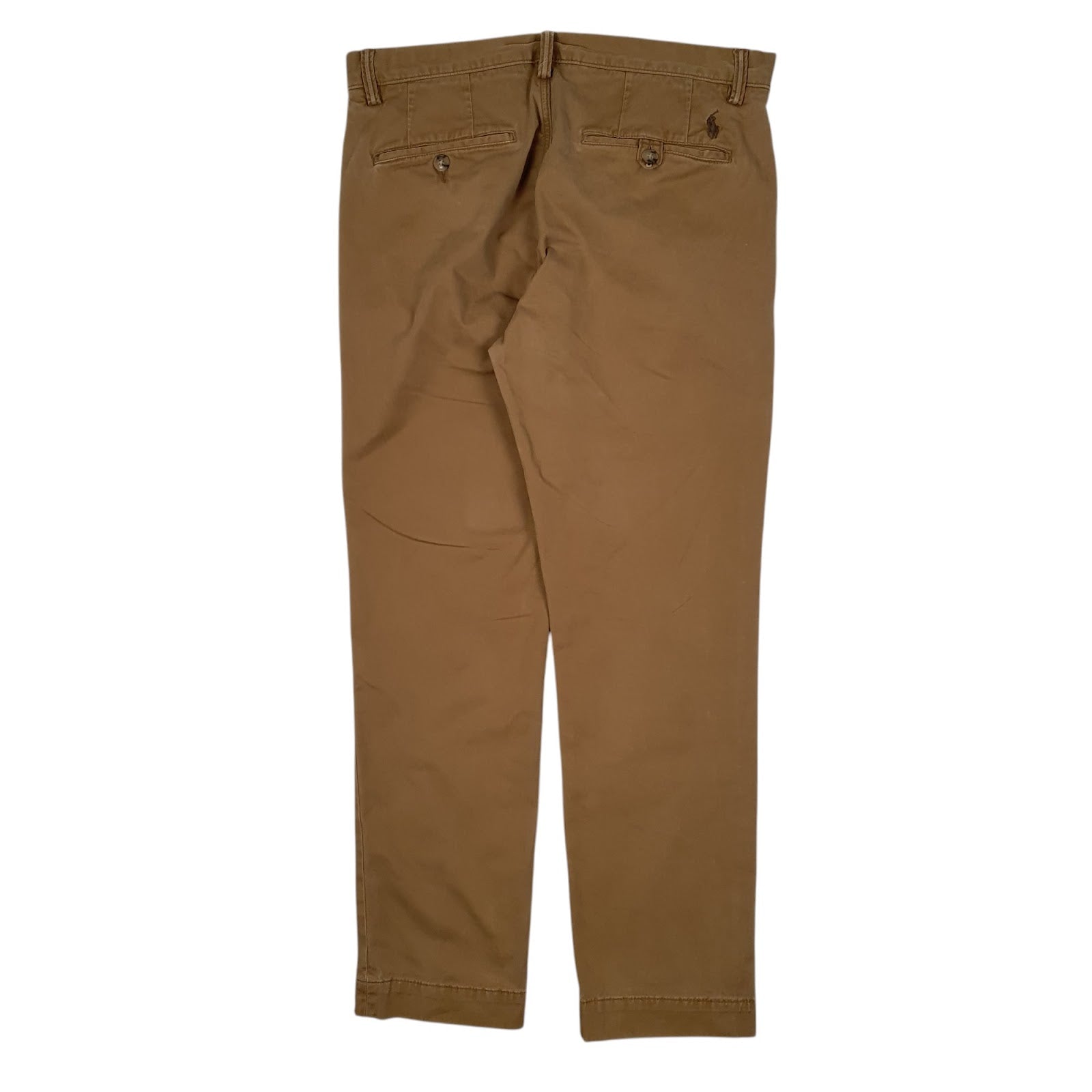 Mens Tan Polo Ralph Lauren Stretch Straight Fit  Trousers