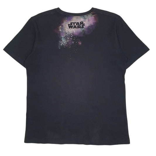 Mens Black Star Wars   T Shirt