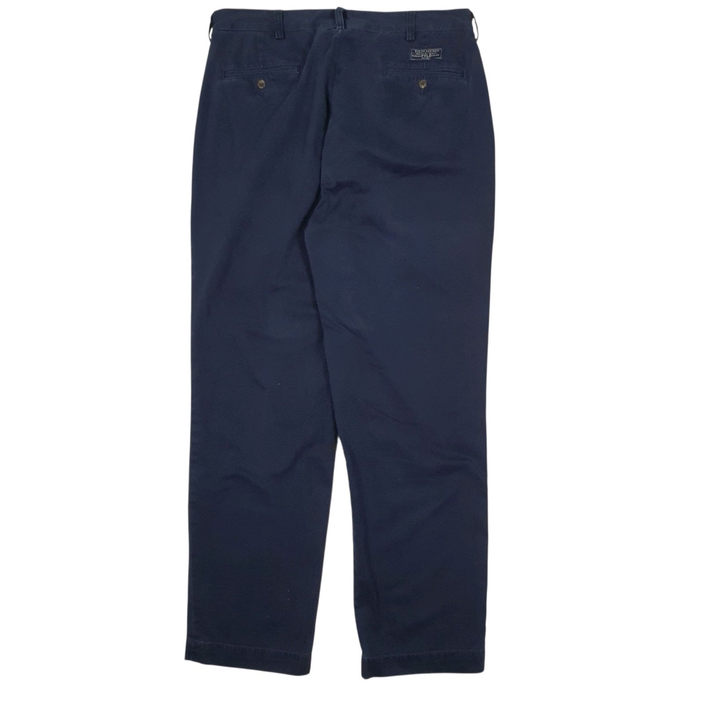 Mens Navy Polo Ralph Lauren Andrew Pant Double Pleated  Trousers