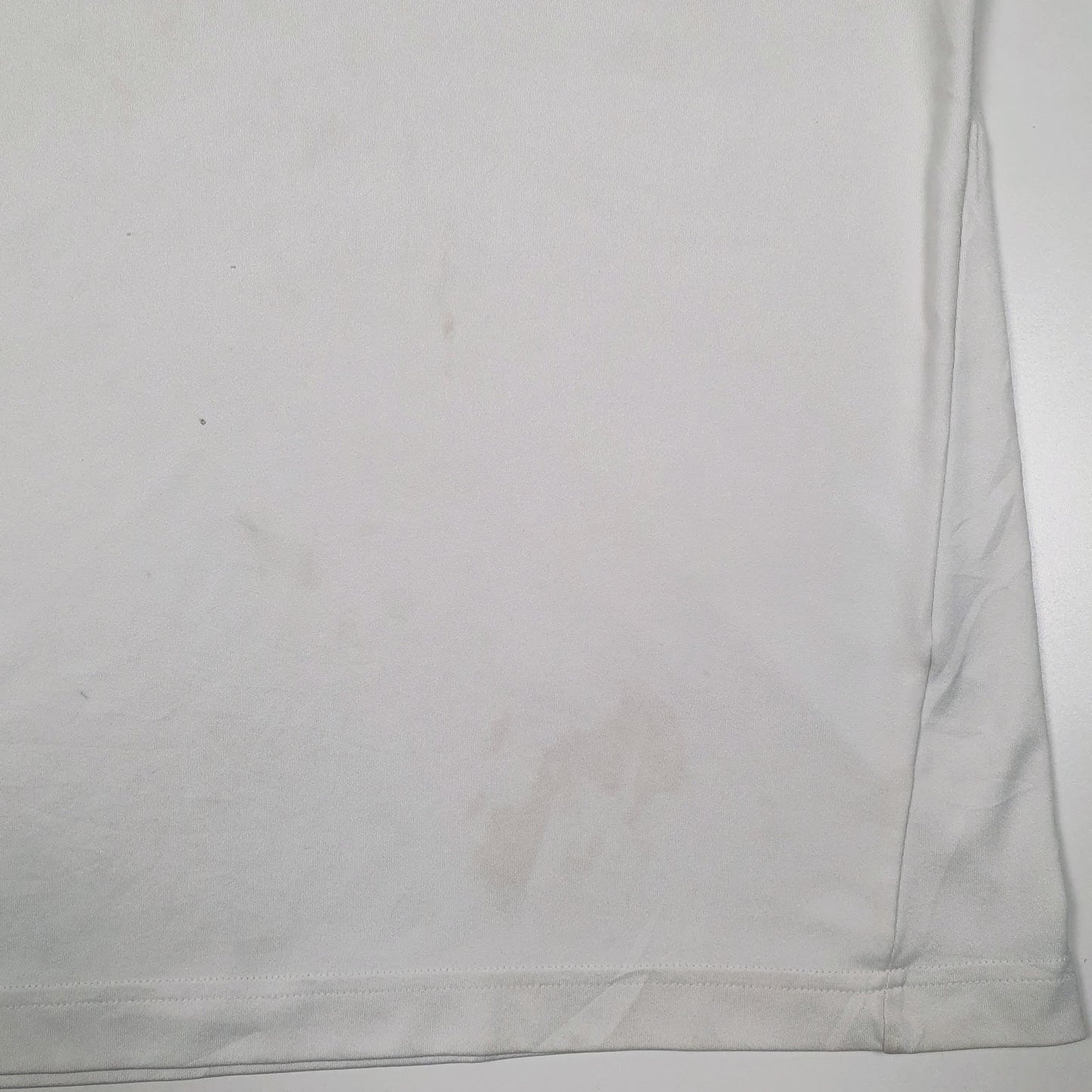 Mens White Adidas Golf Activewear Cardigan Polo Shirt