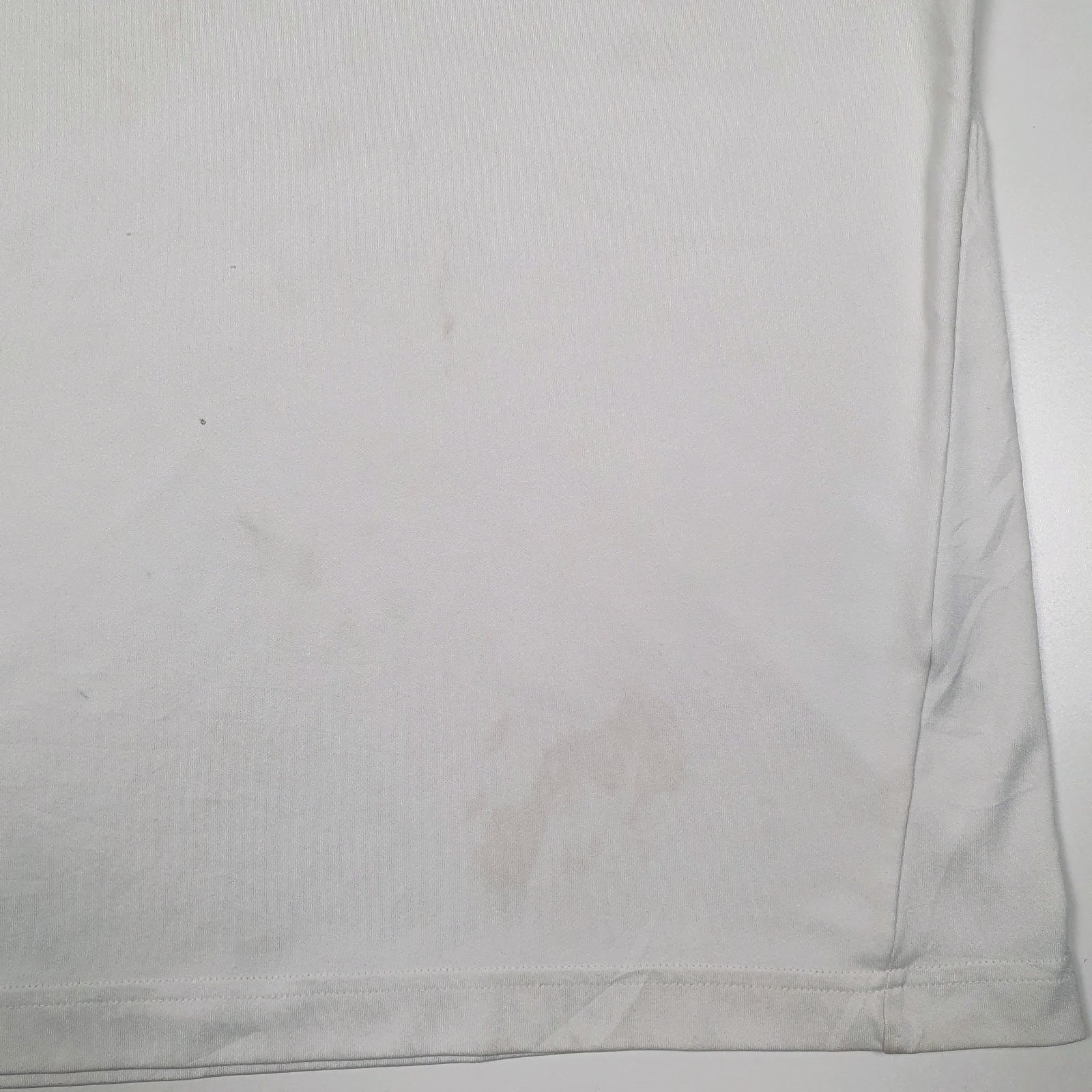 Mens White Adidas Golf Activewear Cardigan Polo Shirt