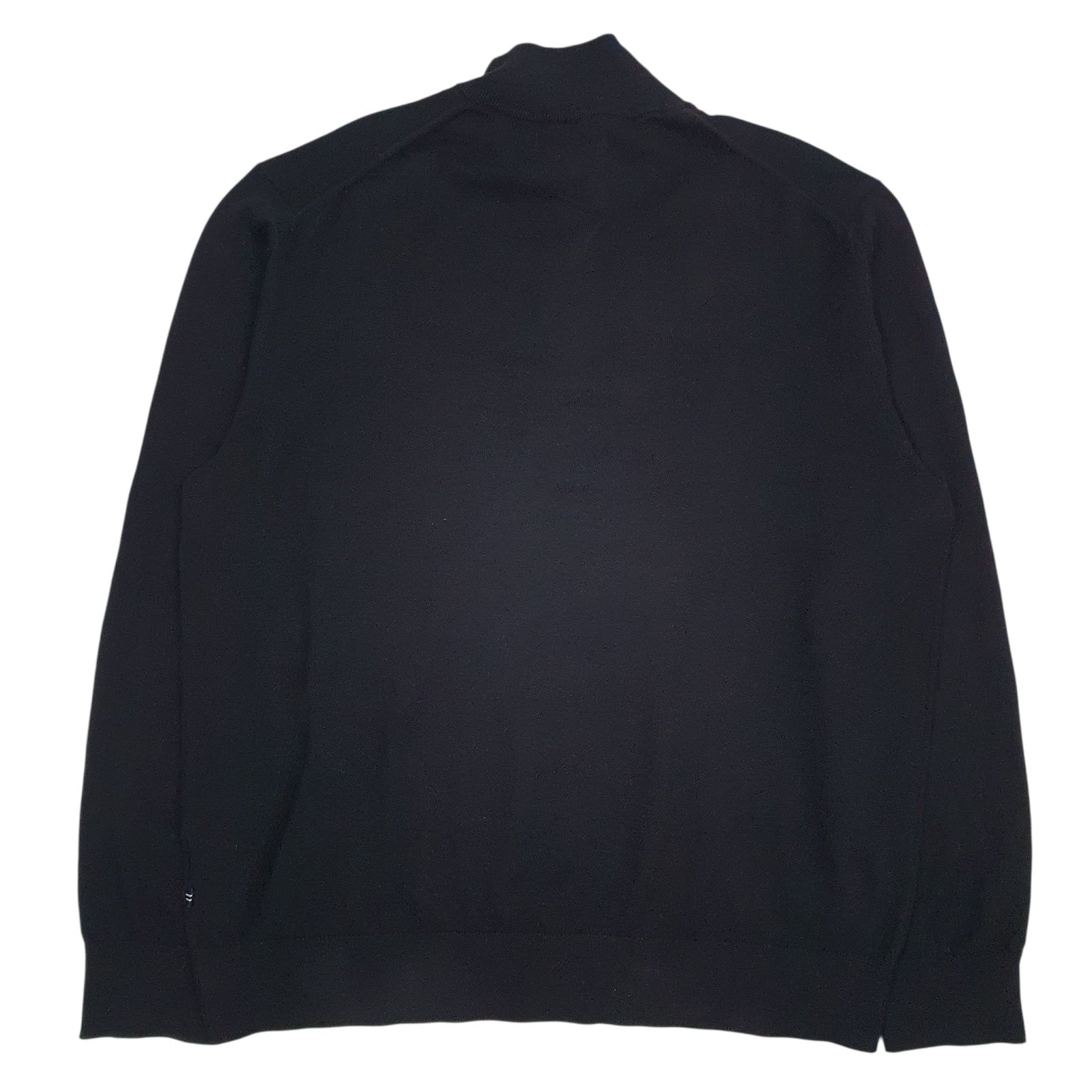 Mens Black Nautica  Quarter Zip Jumper