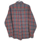 Mens Grey L.L.Bean Flannel  Shirt
