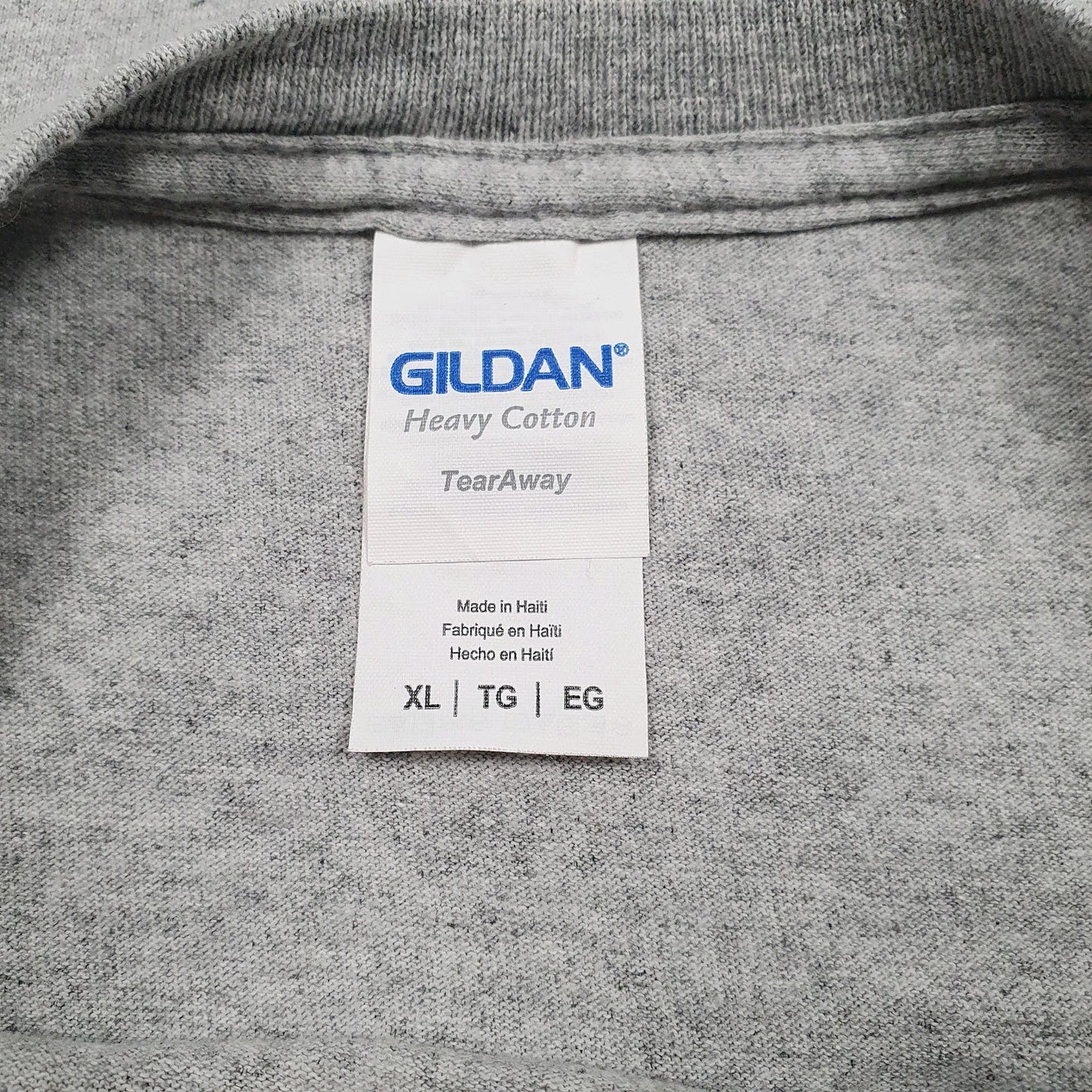 Mens Grey Gildan   T Shirt