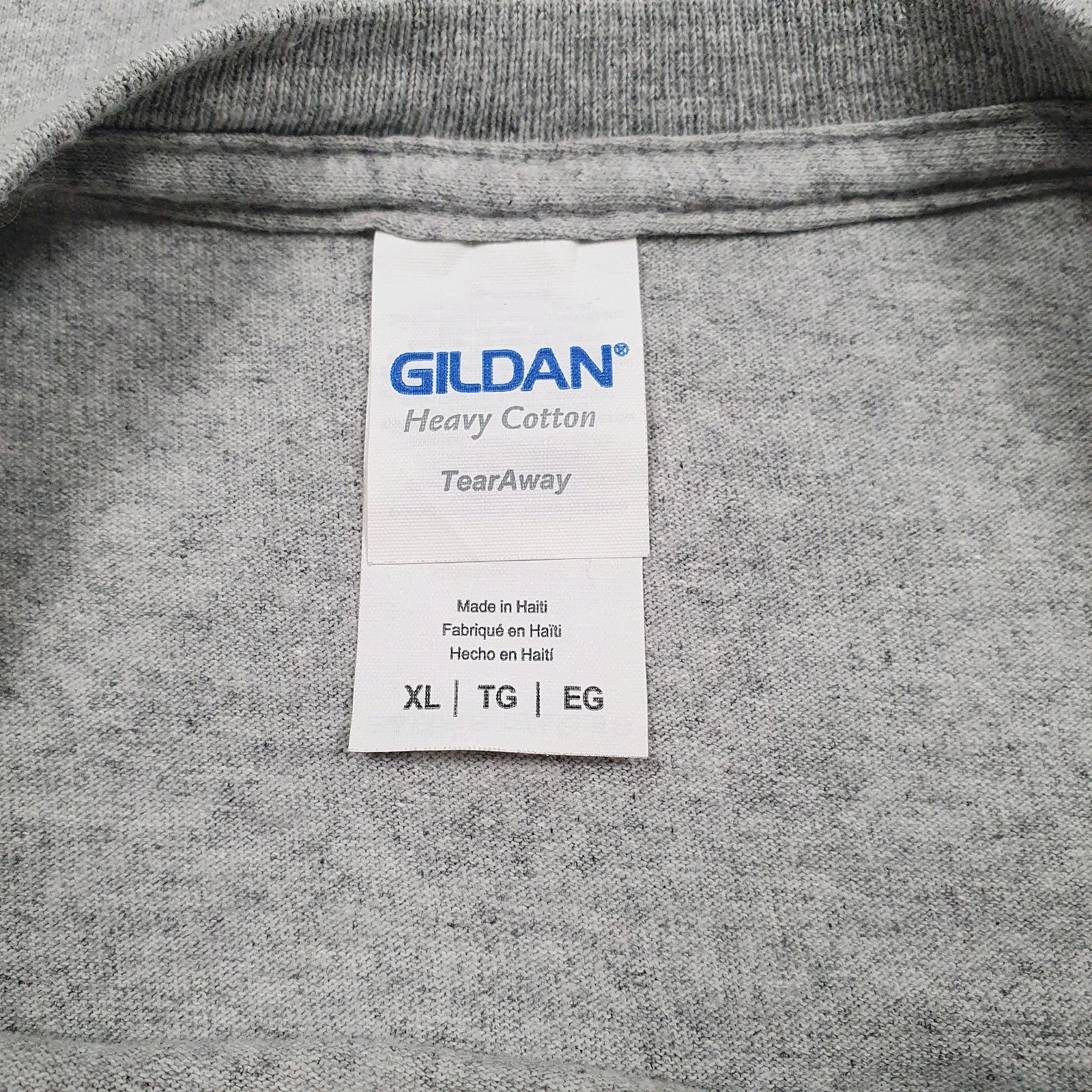 Mens Grey Gildan   T Shirt
