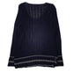 Womens Navy Unbranded Knit Crewneck Jumper