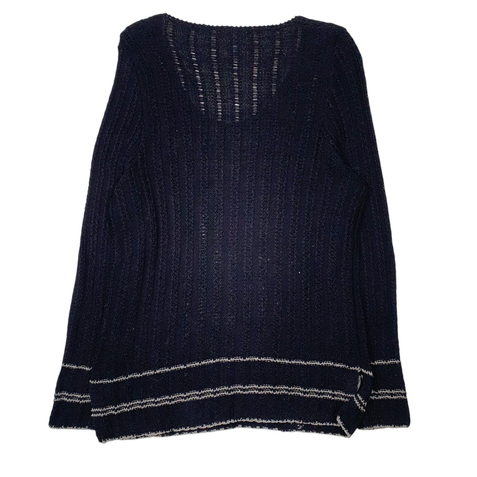 Womens Navy Unbranded Knit Crewneck Jumper