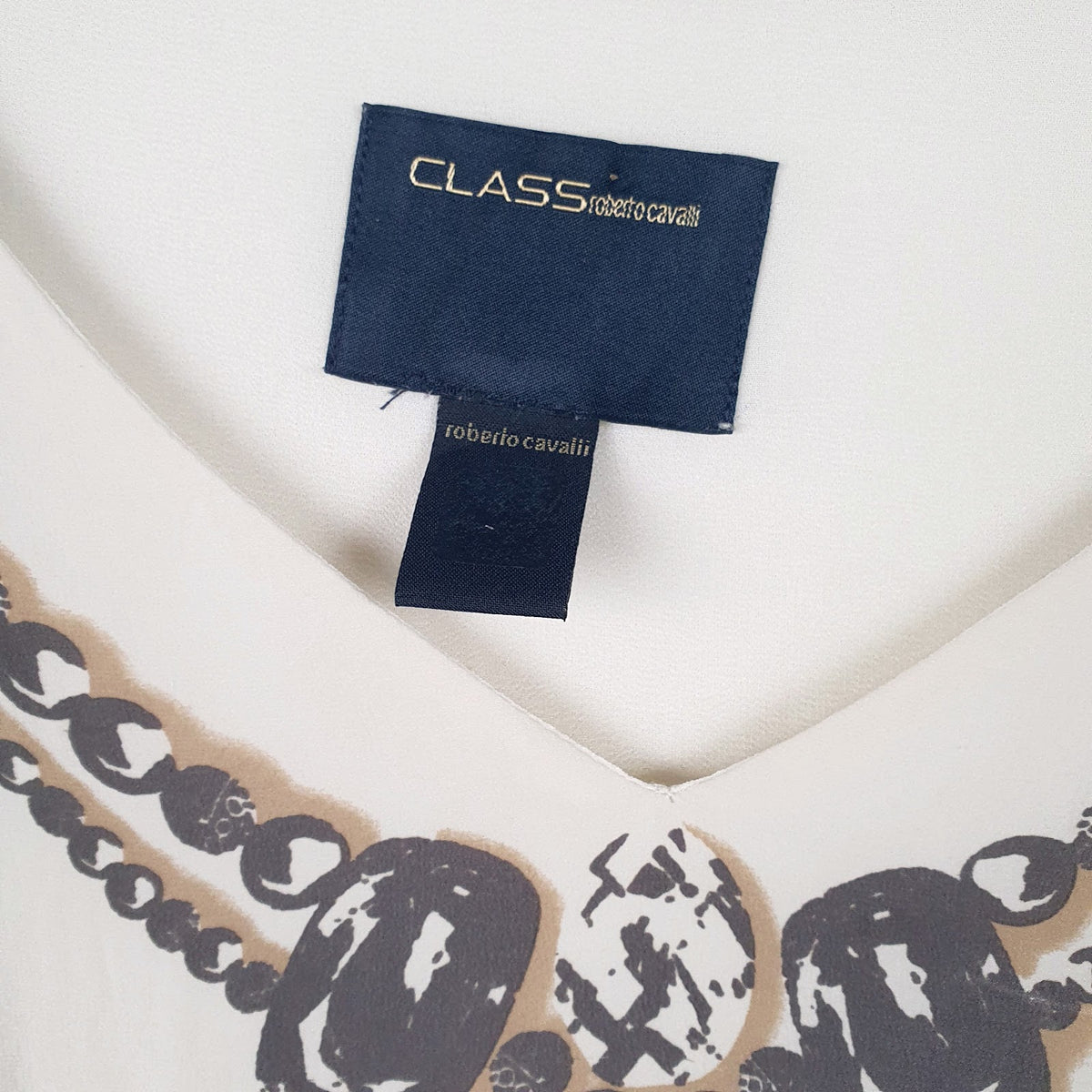 Womens Cream Roberto Cavalli   Dress