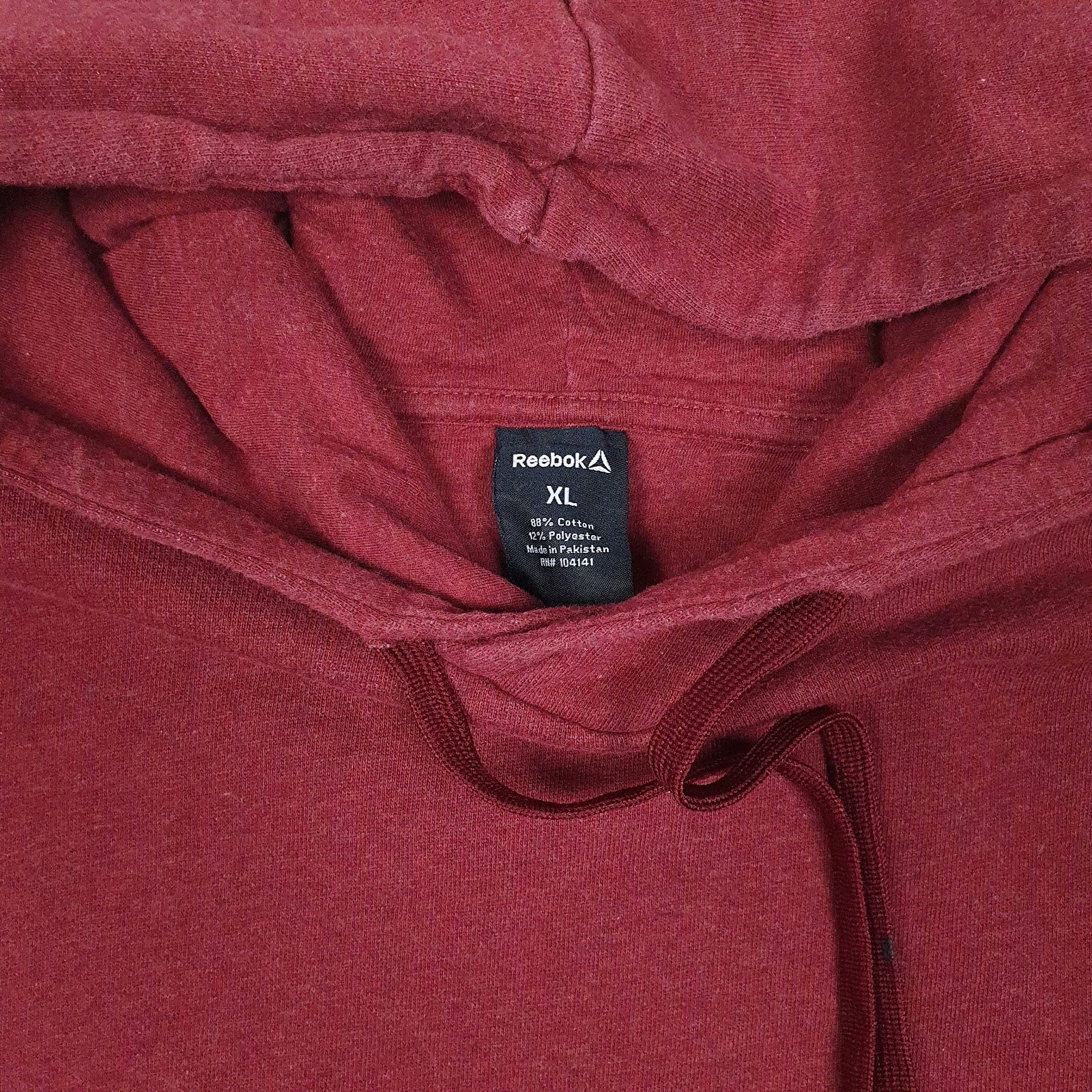 Mens Red Reebok  Hoodie Jumper