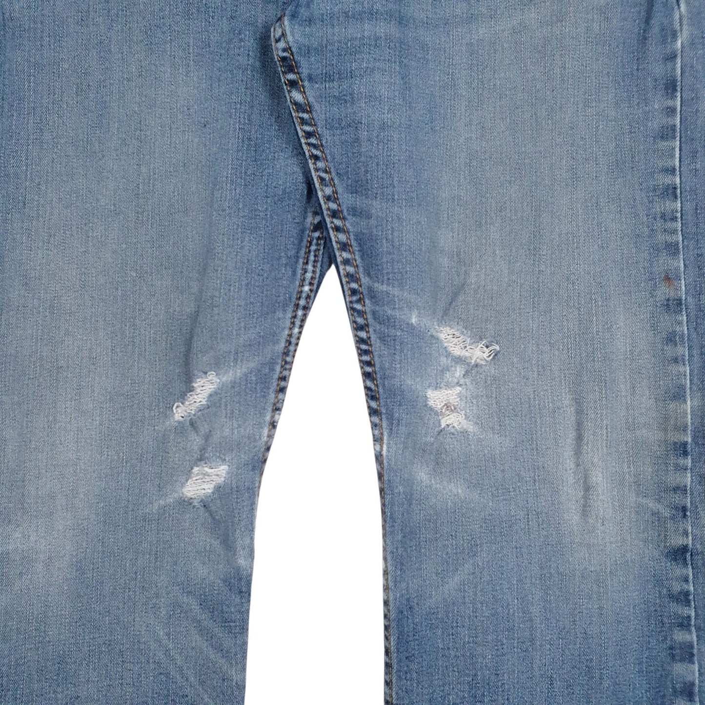 Mens Blue Levis Distressed  Jeans
