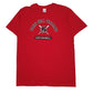 Mens Red Gildan Park Hill Trojans Baseball Short Sleeve T Shirt