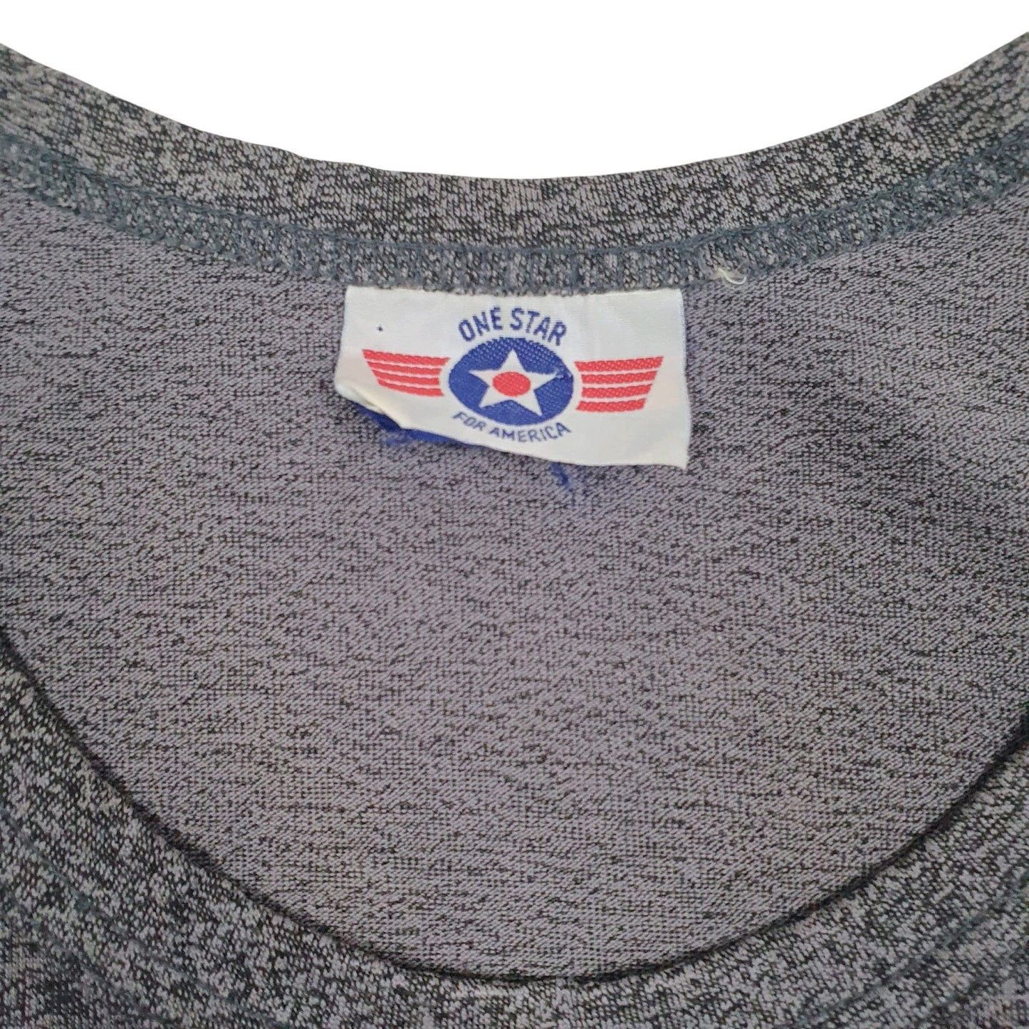 Mens Grey One Star Vest  T Shirt