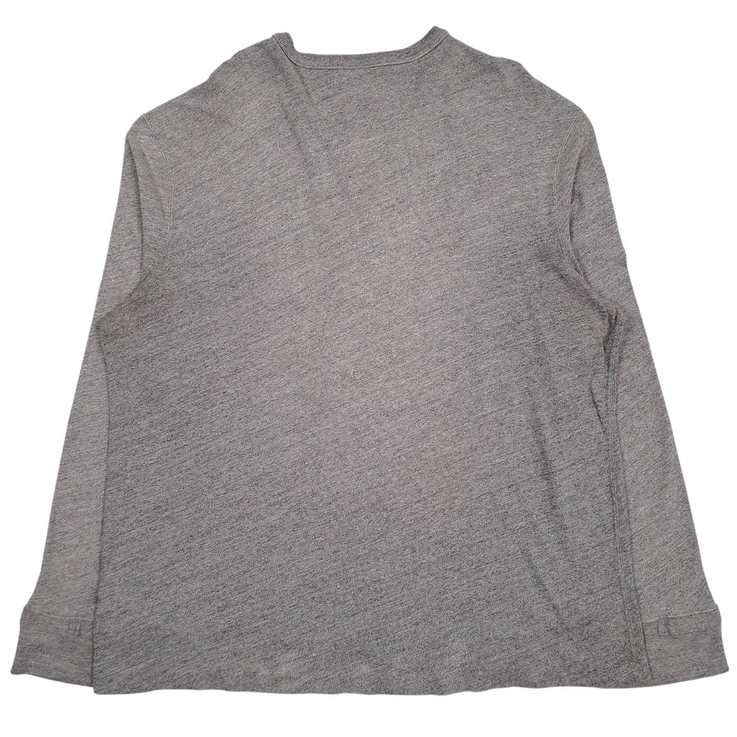 Mens Grey Polo Ralph Lauren Henley  T Shirt