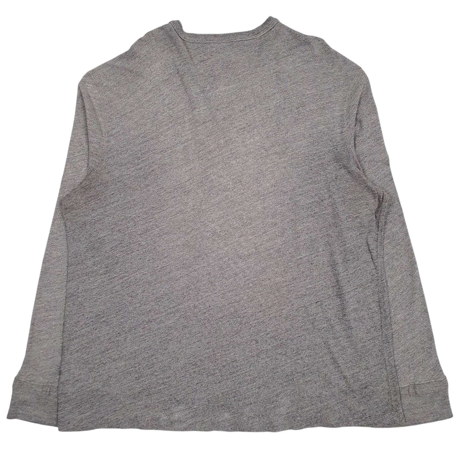 Mens Grey Polo Ralph Lauren Henley  T Shirt