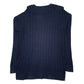 Mens Navy Tommy Hilfiger Cable Knit Crewneck Jumper