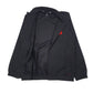 Mens Black Adidas Spellout  Coat