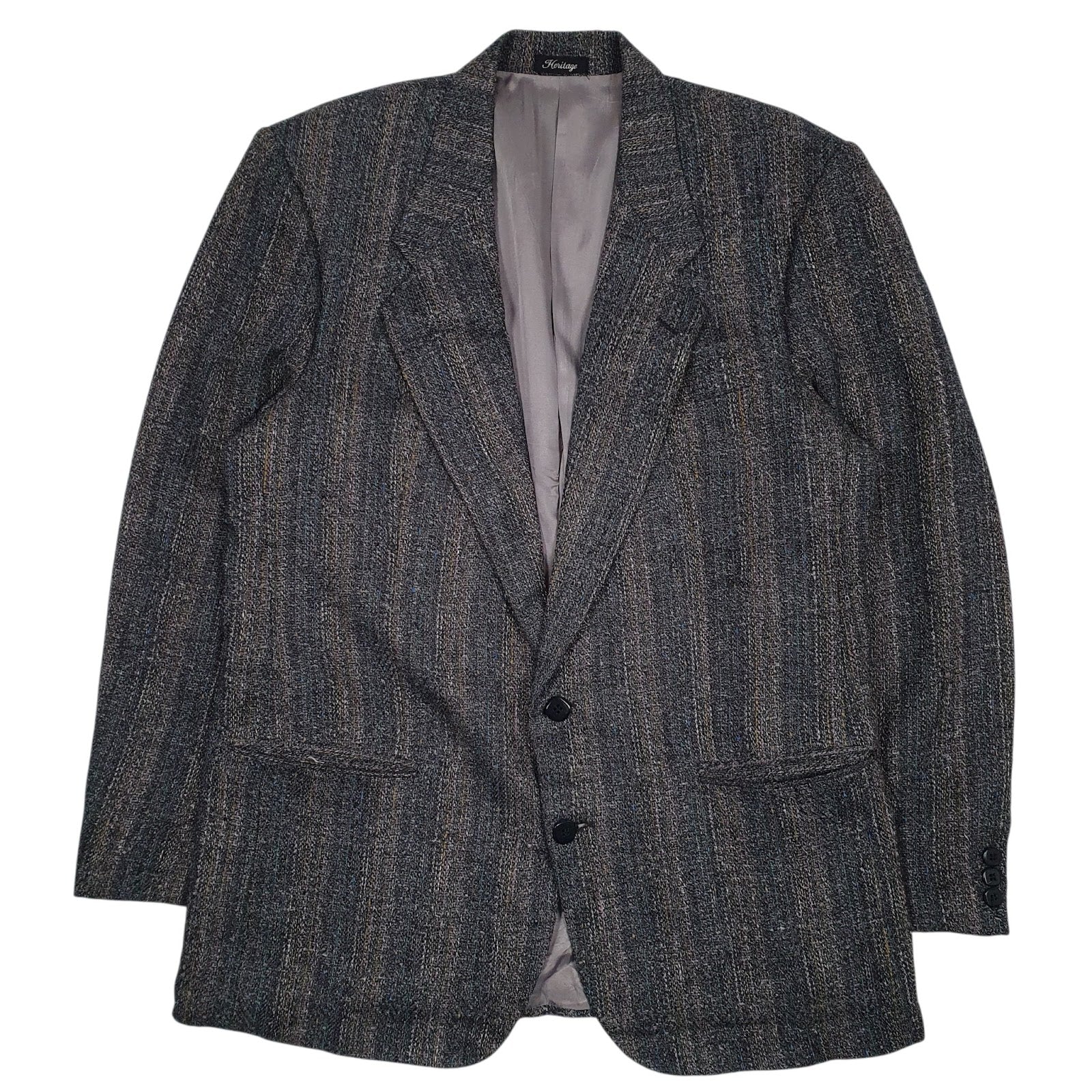 Mens Grey Heritage  Hoodie Coat
