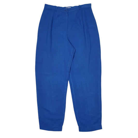 Womens Blue  Vintage Formal Trousers