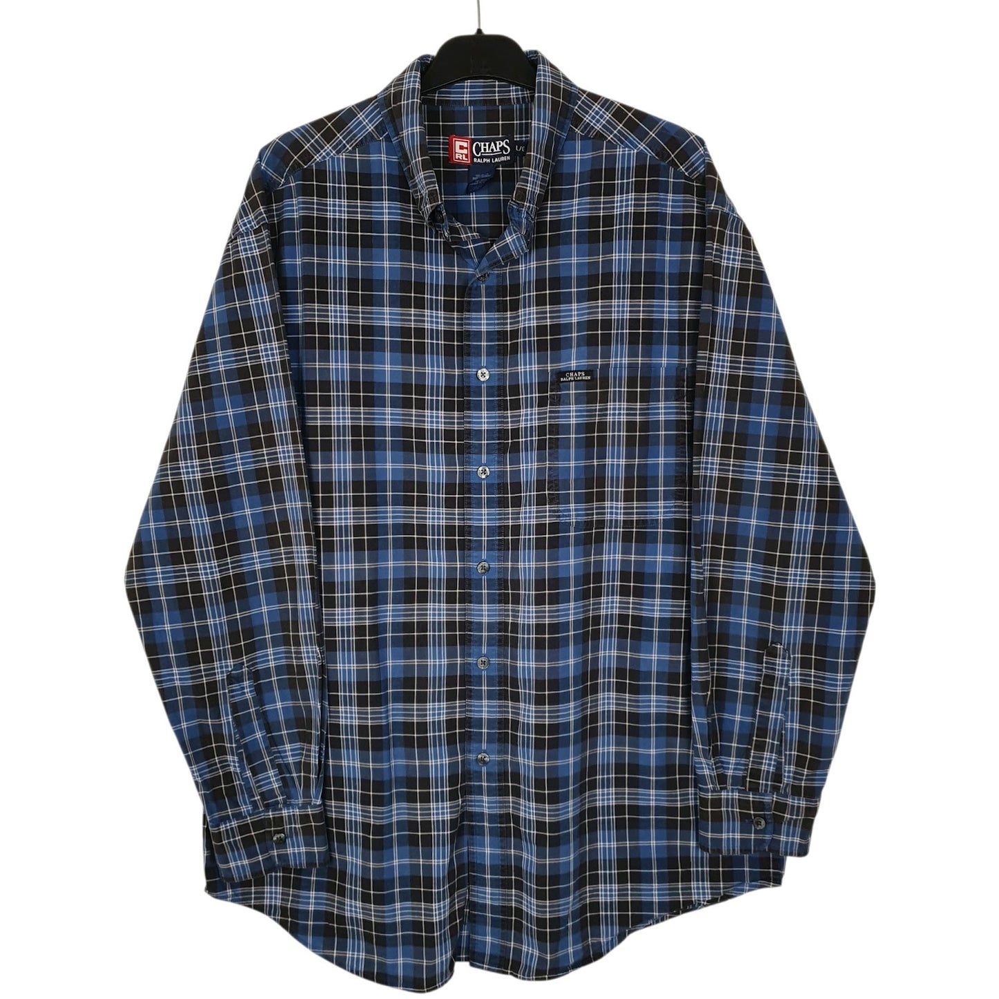 Mens Navy Ralph Lauren Vintage 90s Long Sleeve Shirt