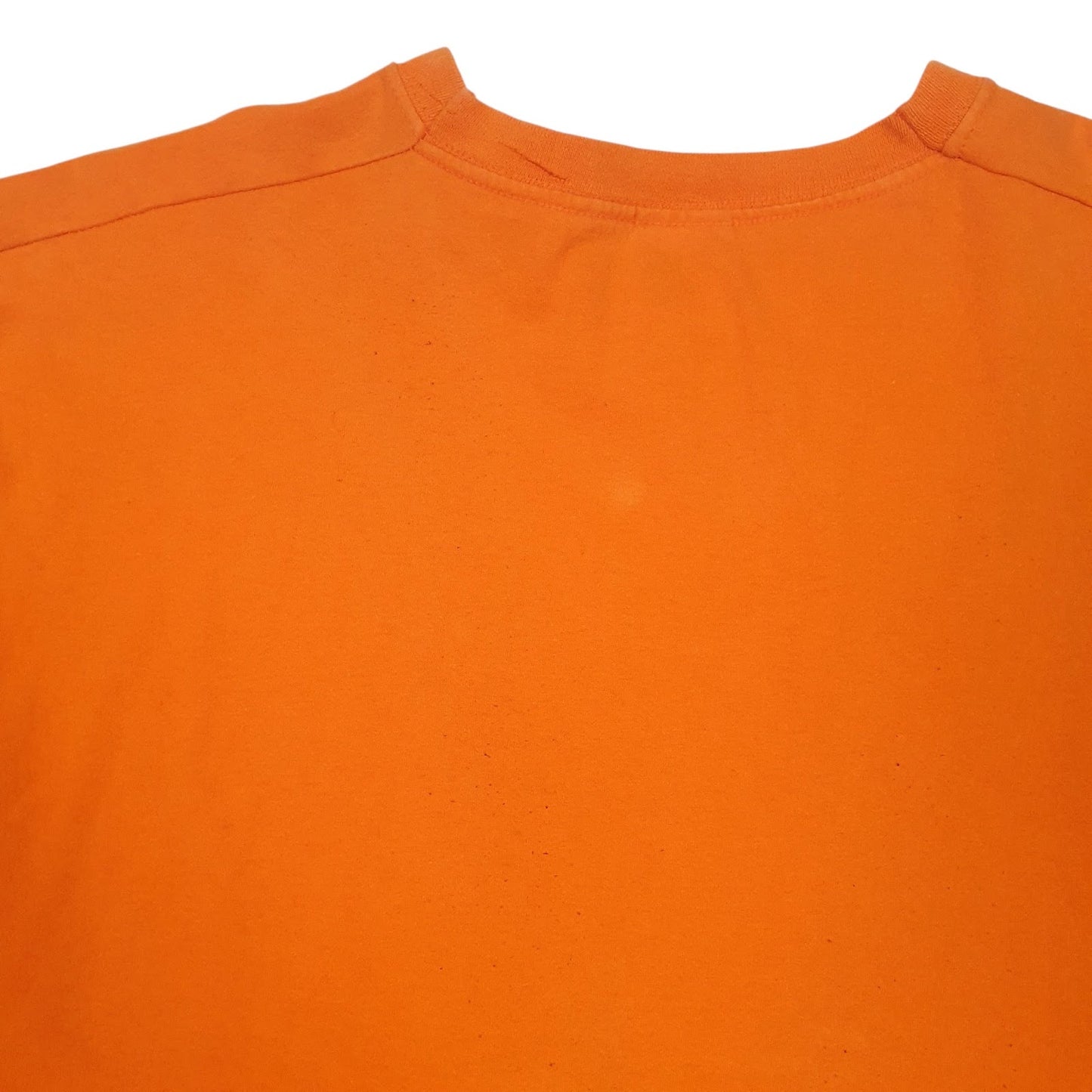 Mens Orange Fruit Of The Loom   T Shirt