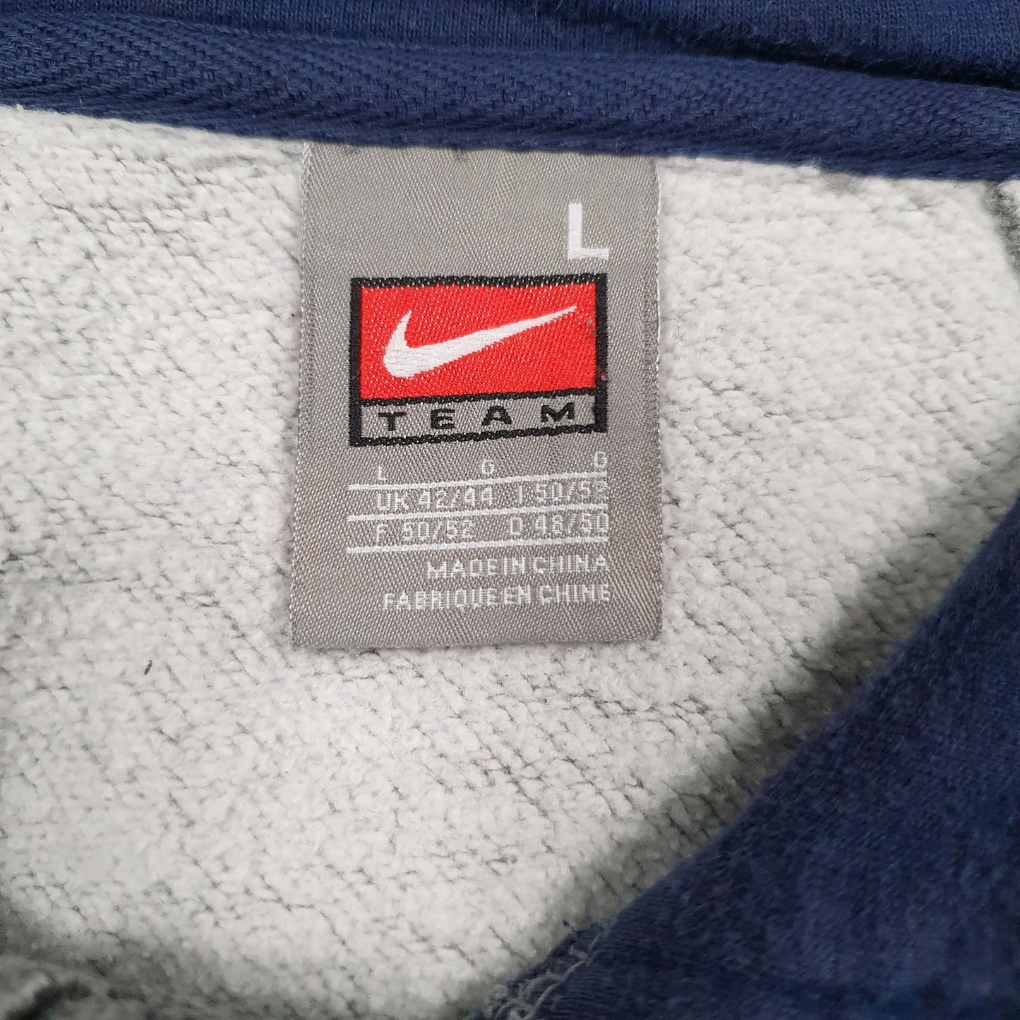 Mens Grey Nike Team Lacrosse Hoodie Jumper
