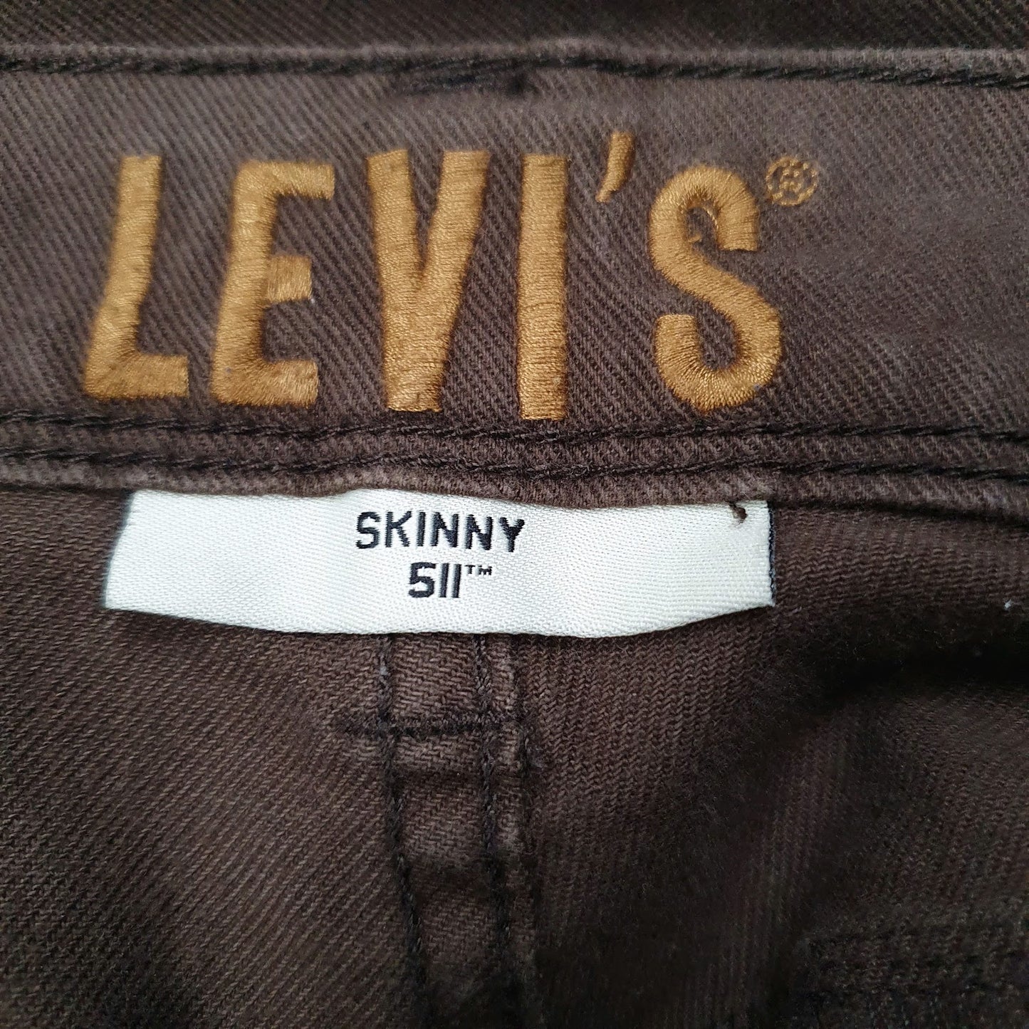 Mens Brown Levis   Jeans