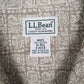Mens Brown L.L.Bean Aztec  Shirt