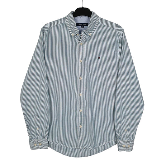 Mens Green Tommy Hilfiger  Long Sleeve Shirt