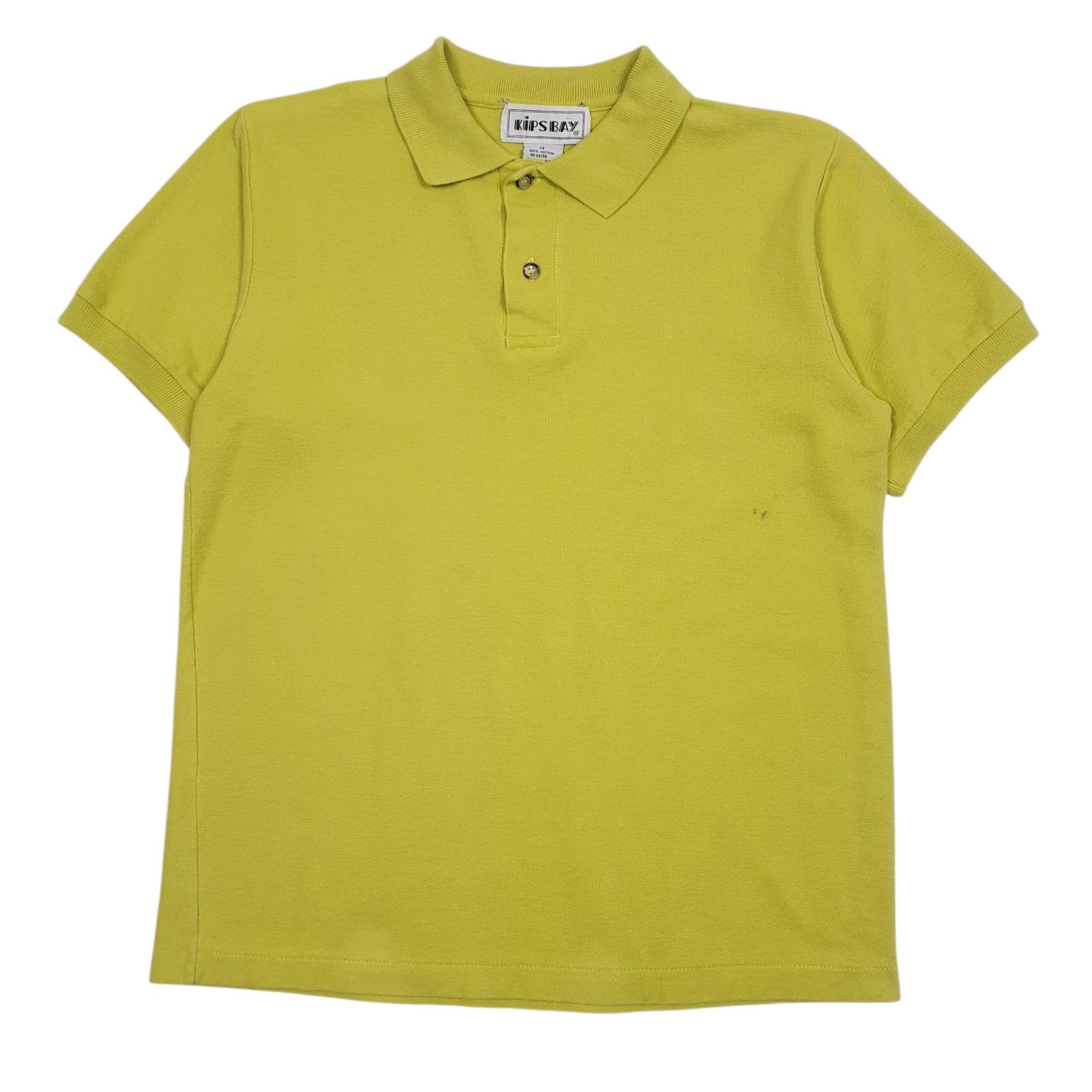 Mens Green Kips Bay Vintage Short Sleeve Polo Shirt