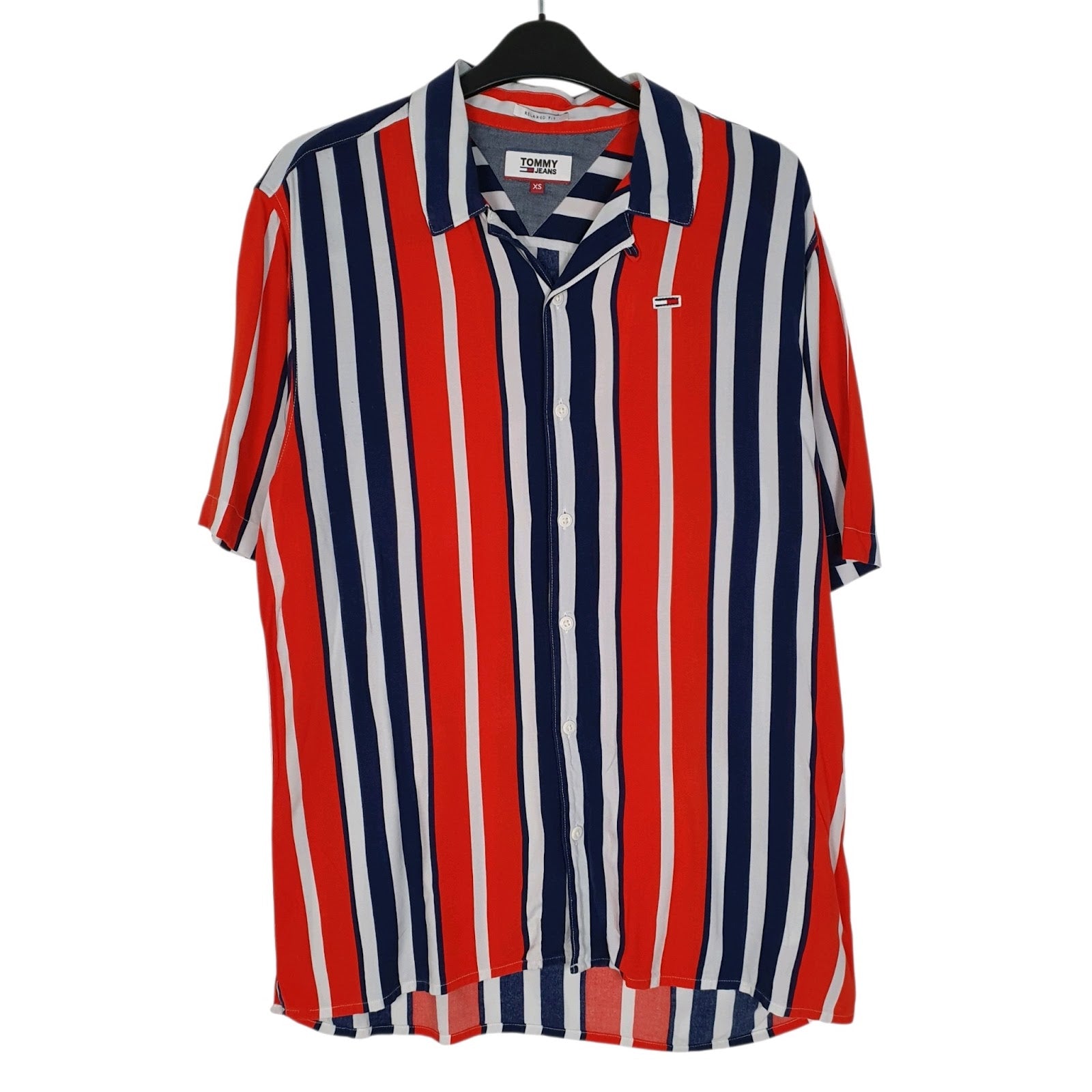 Mens Orange Tommy Hilfiger  Short Sleeve Shirt