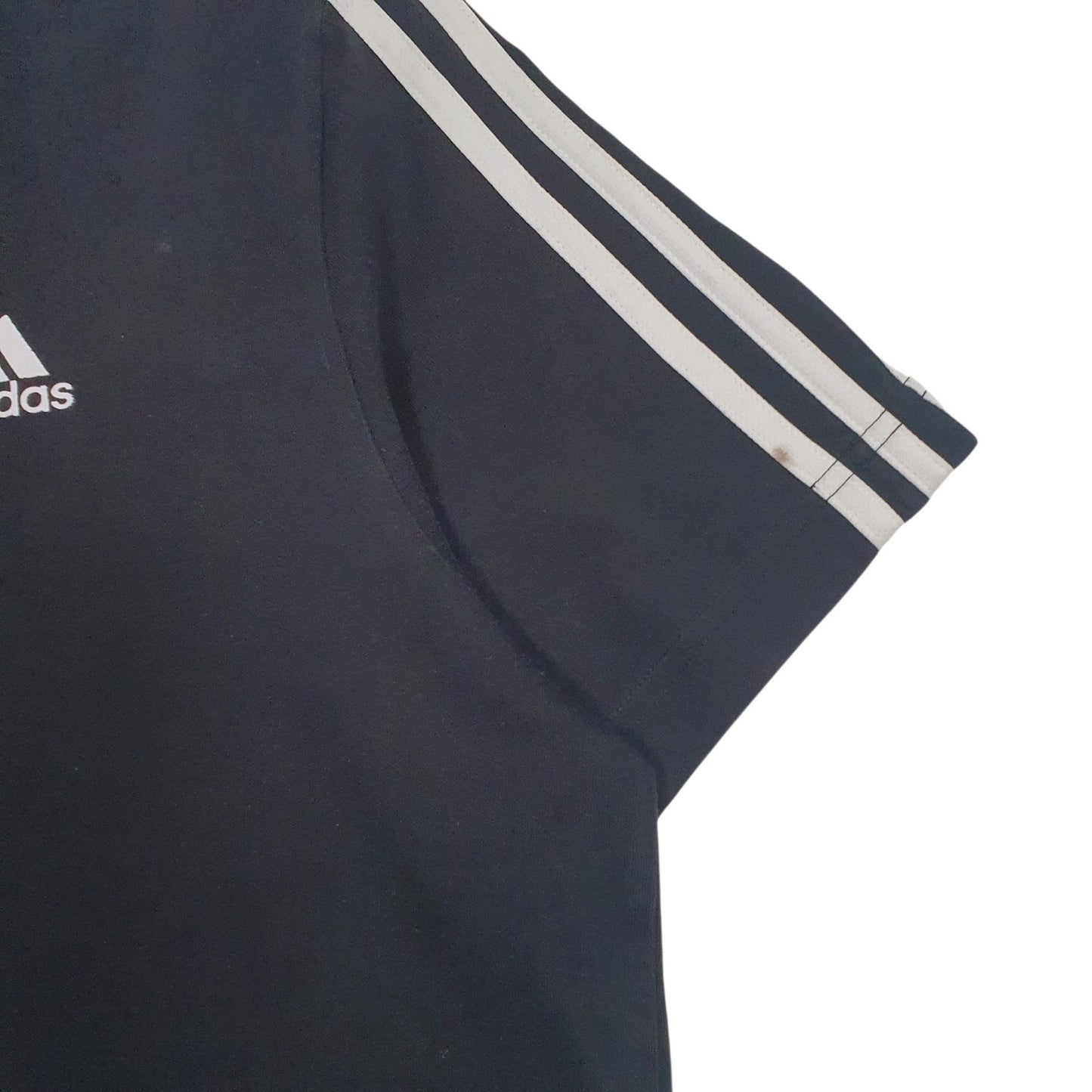 Mens Black Adidas   T Shirt