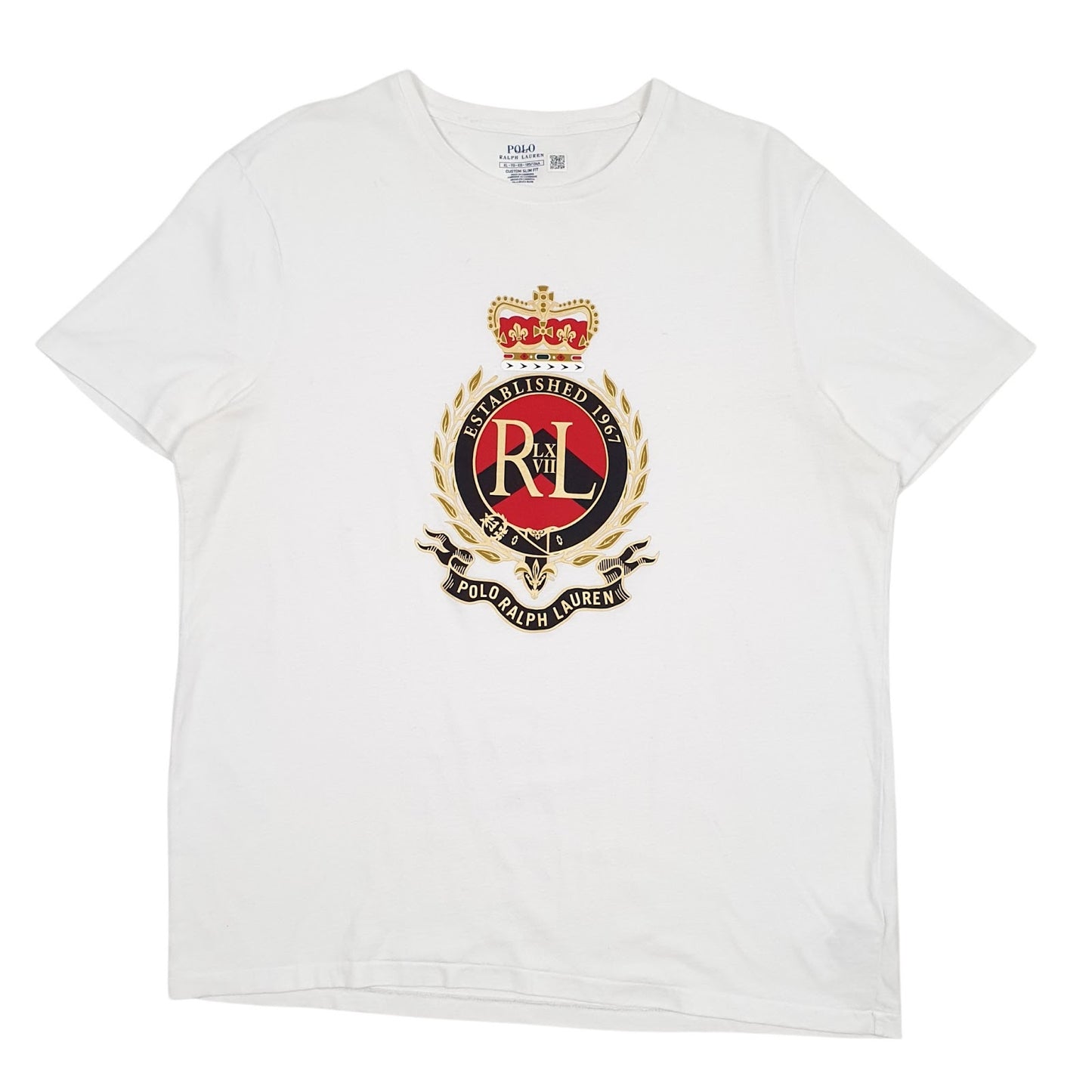 Mens White Polo Ralph Lauren  Short Sleeve T Shirt