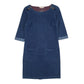Womens Blue White Stuff  Long Sleeve Dress