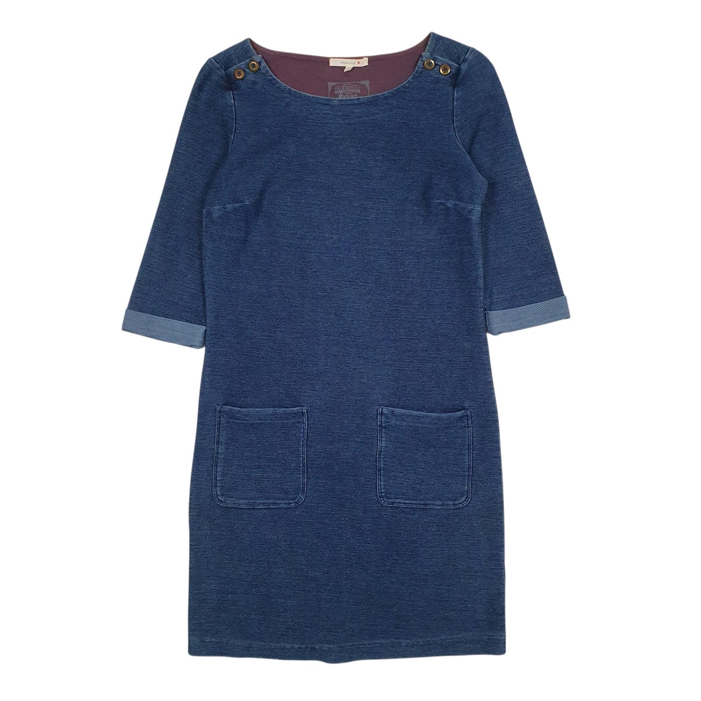 Womens Blue White Stuff  Long Sleeve Dress