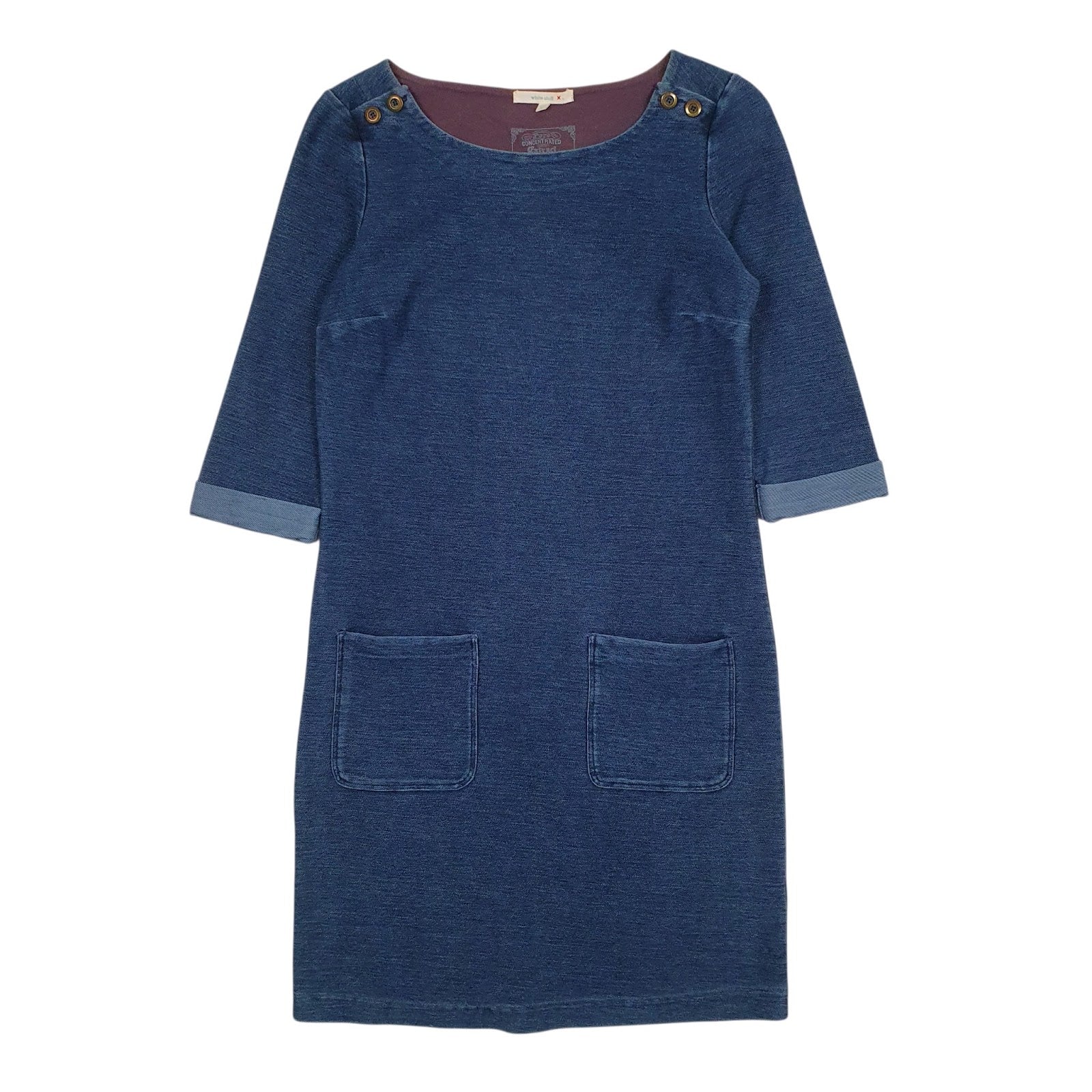 Womens Blue White Stuff  Long Sleeve Dress