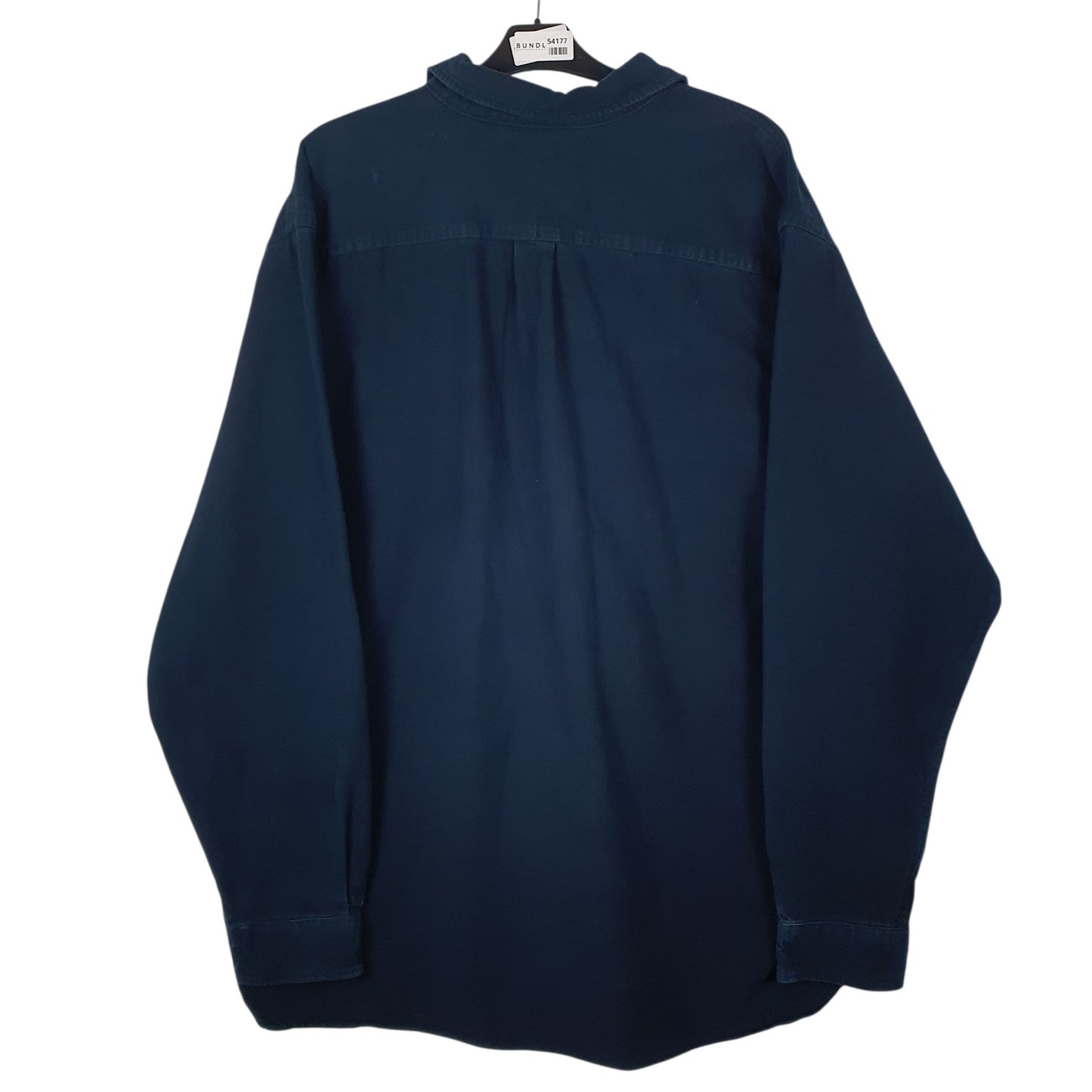 Mens Navy L.L.Bean Chamois  Shirt