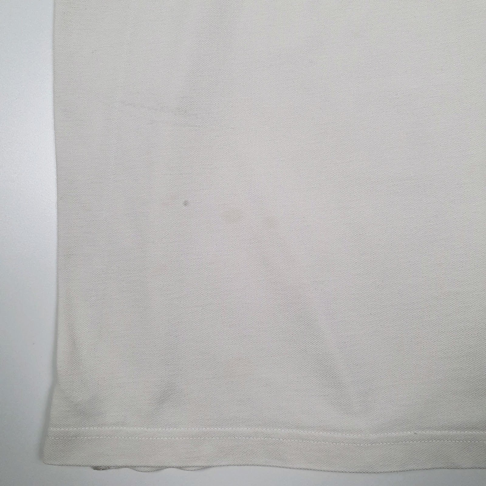 Mens White Nike Vintage 2000s Cardigan Polo Shirt