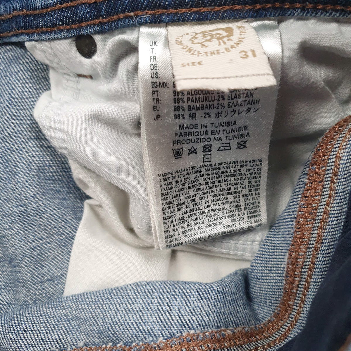 Mens Blue Diesel   Jeans
