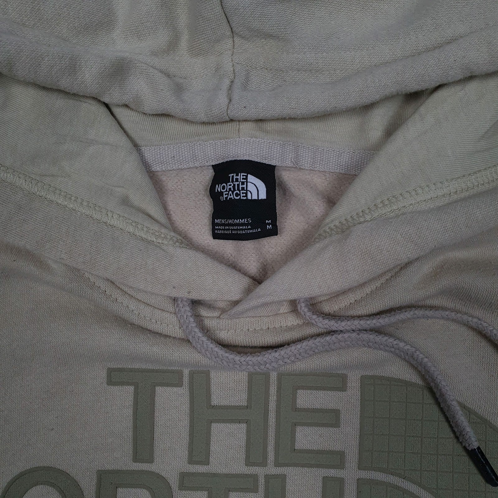 Mens Cream The North Face  Hoodie Jumper