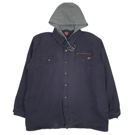 Mens Black Wrangler   Coat