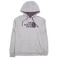 Womens Grey The North Face Spellout Hoodie Jumper