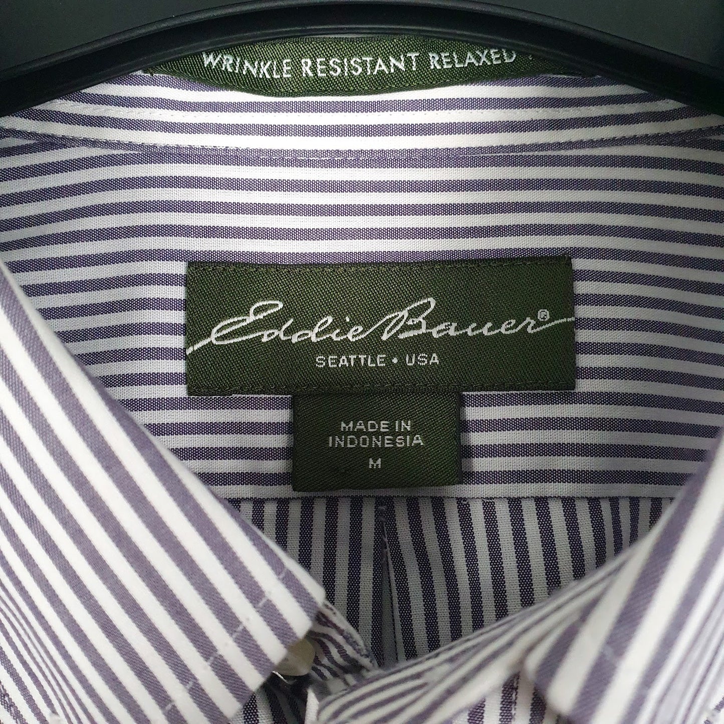 Mens Purple Eddie Bauer   Shirt