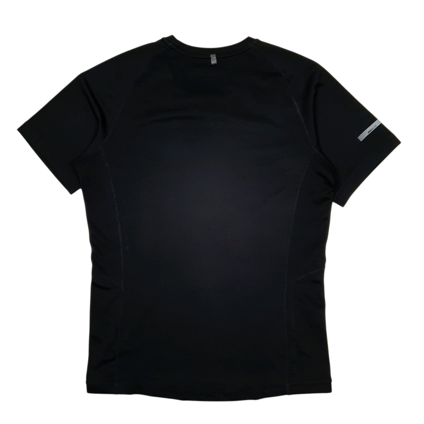 Mens Black Nike Dri Fit Running  T Shirt