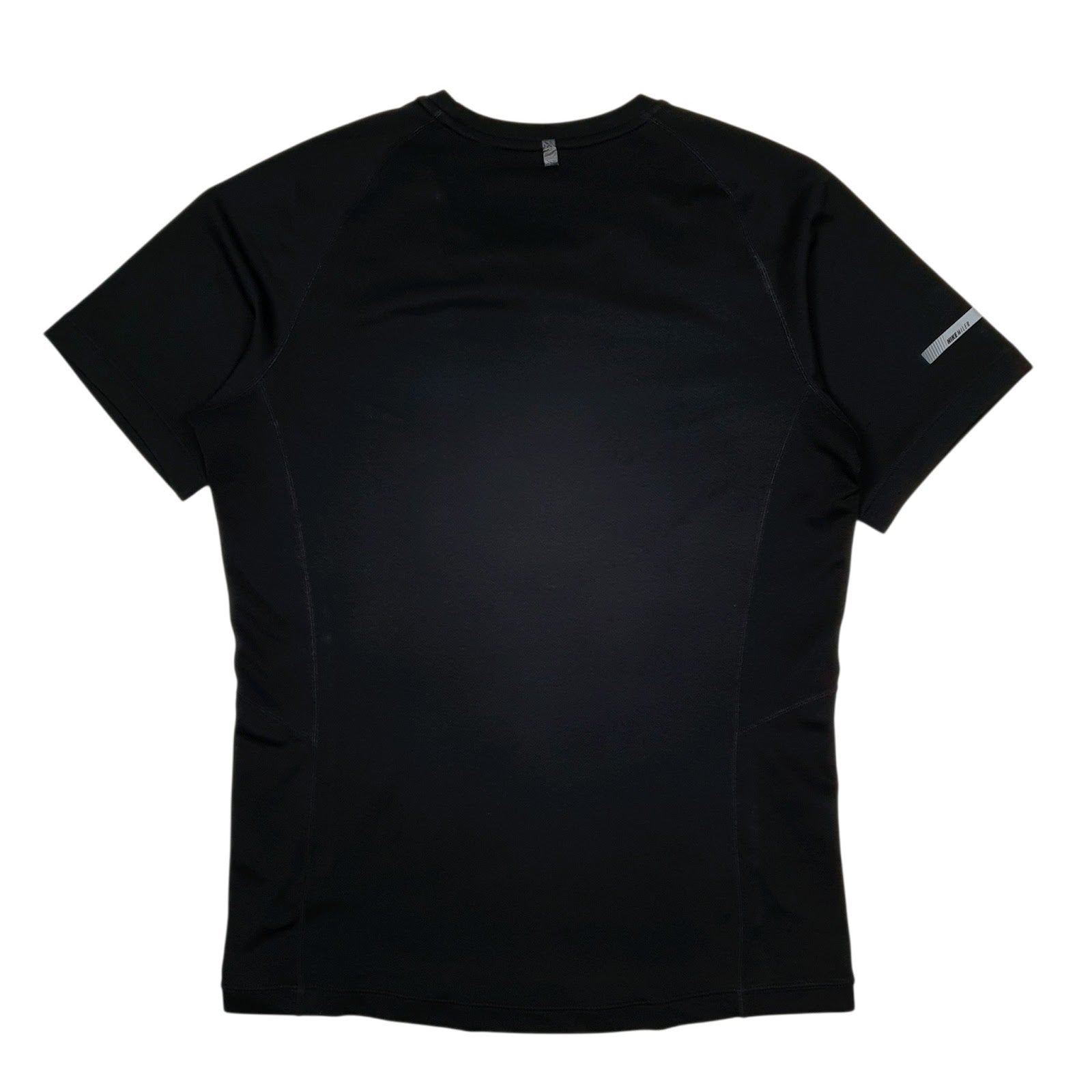 Mens Black Nike Dri Fit Running  T Shirt