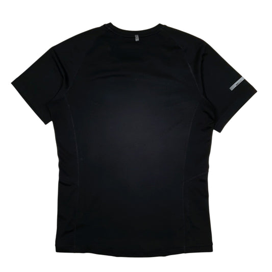 Mens Black Nike Dri Fit Running  T Shirt