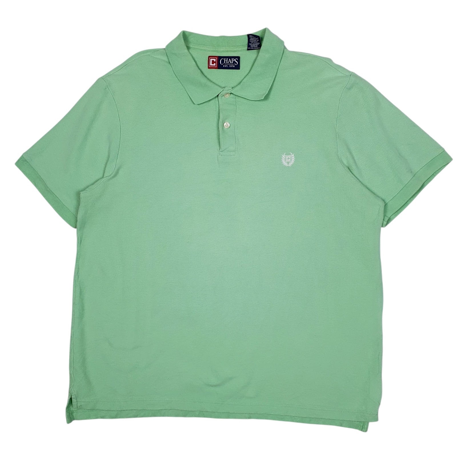 Mens Green Chaps  Short Sleeve Polo Shirt
