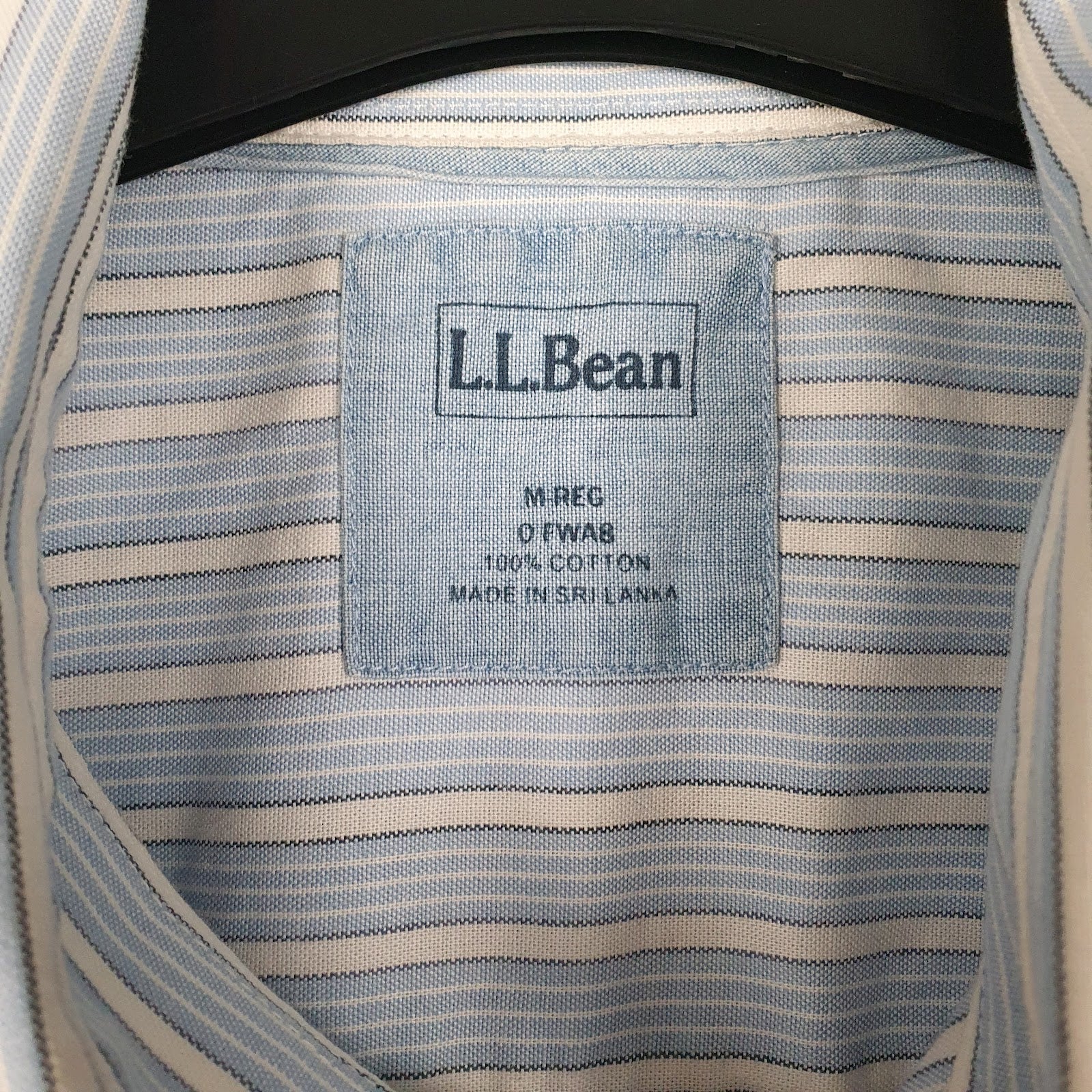 Mens Blue L.L.Bean   Shirt