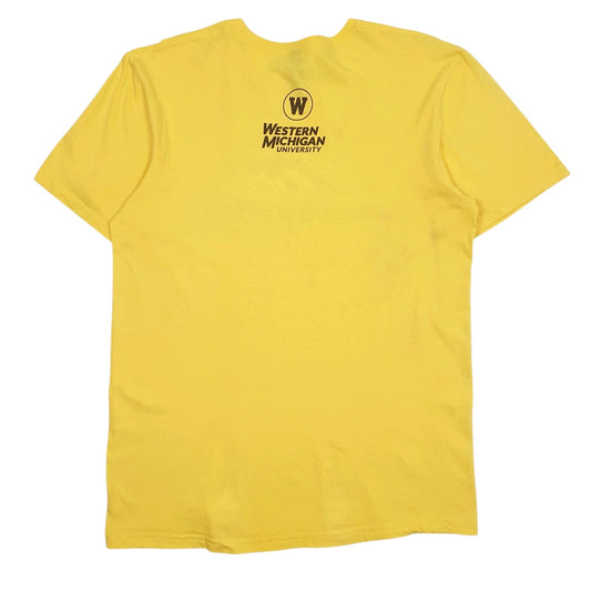 Mens Yellow Gildan Bronco Nation  T Shirt
