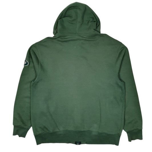 Mens Green NFL New York Jets Hoodie Full Zip Jumper